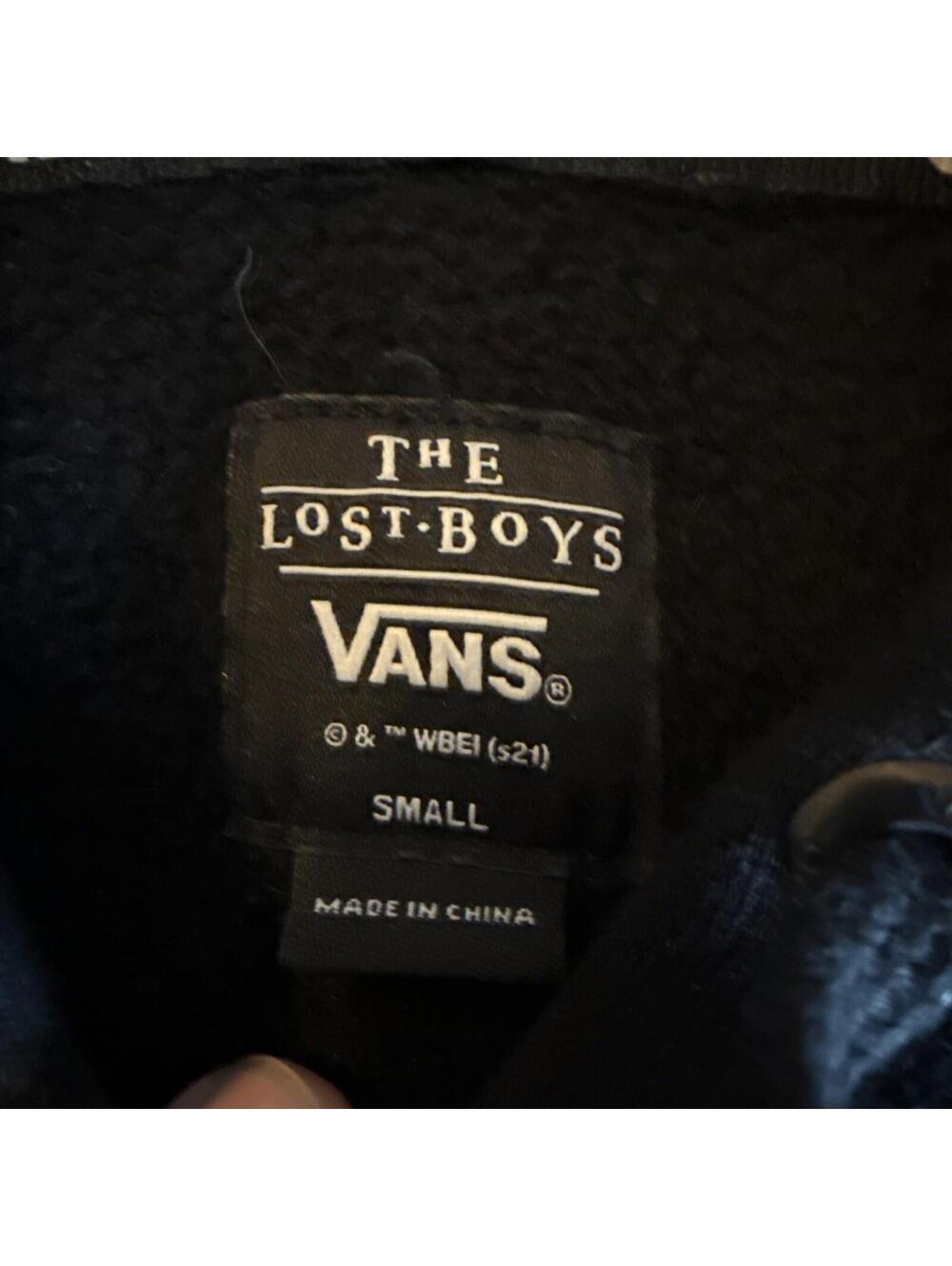 Vans Off The Wall The Lost Boys Limited Pullover Hoodie Mens Small Black - Picture 4 of 9